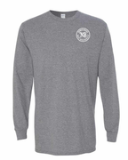 Born & Raised NB Left Chest and Back Long Sleeve Tee - Unisex