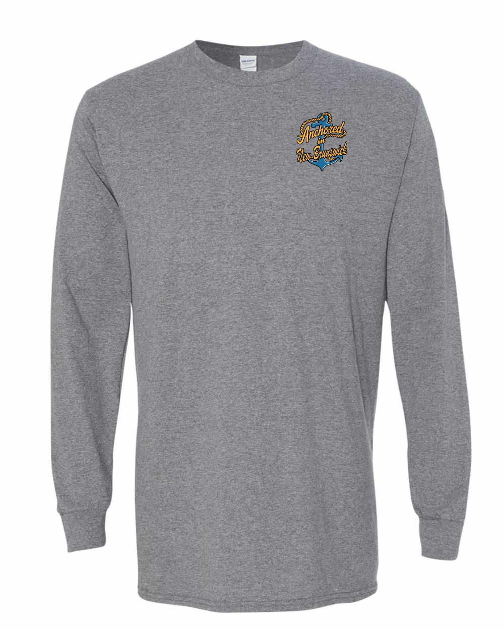 Anchored in NB Left Chest Long Sleeve Tee - Unisex