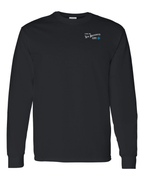 Living the NB Life blue Left Chest Long Sleeve Tee - Unisex