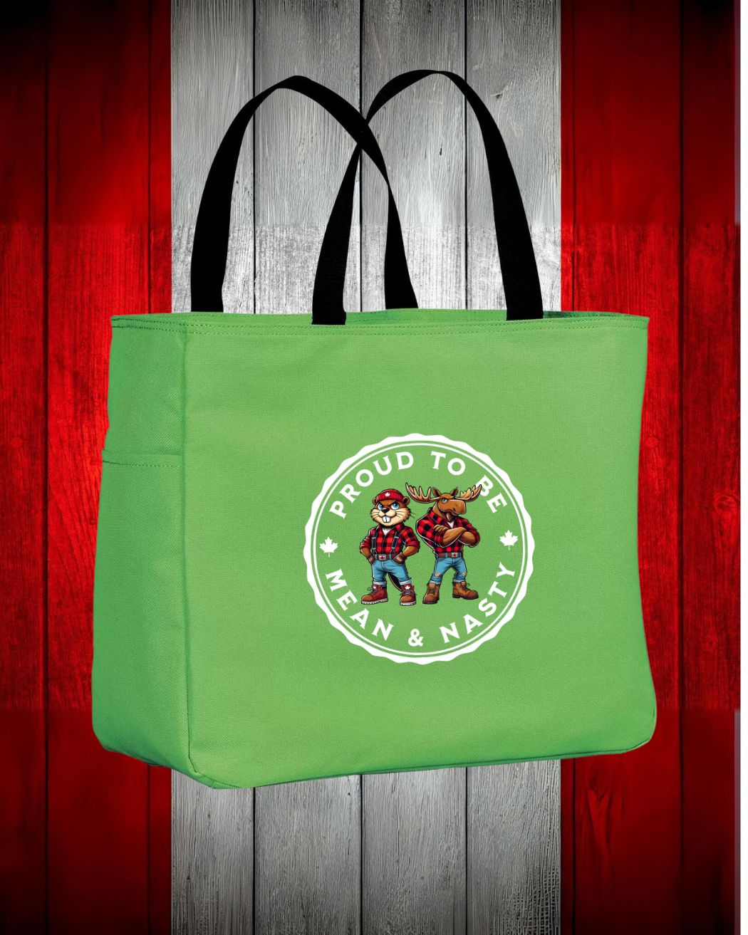 proud to be Mean and Nasty Tote bag
