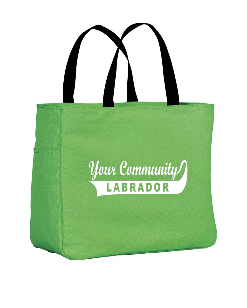 Custom Your Community Swoop Labrador Tote Bag