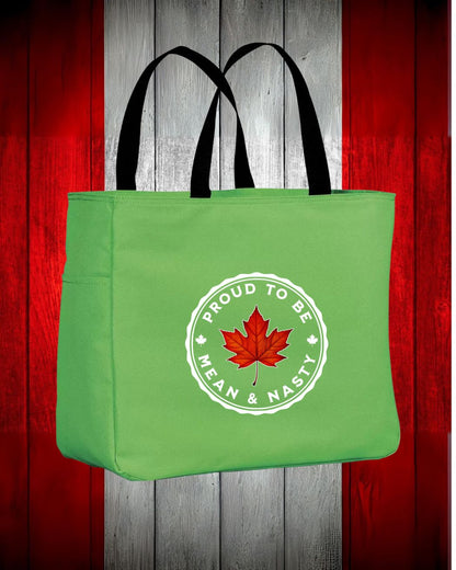 proud to be Mean and Nasty Leaf Tote Bag