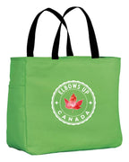 Elbows Up Leaf Tote Bag