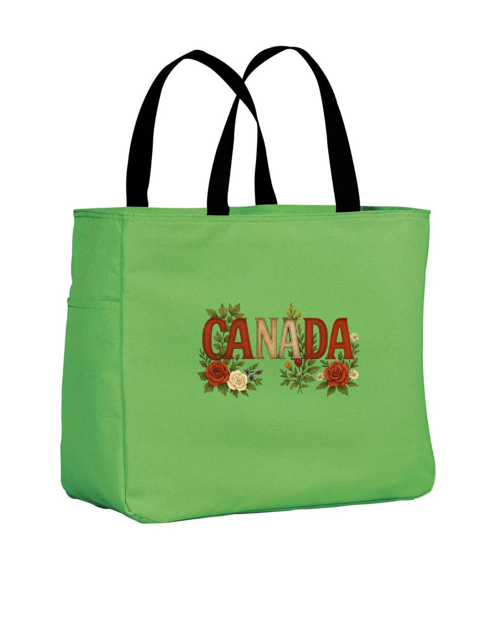 Canada Flowers Tote Bag