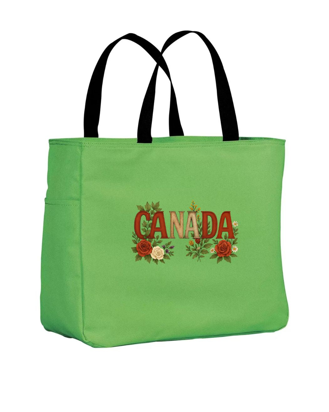 Canada Flowers Tote Bag