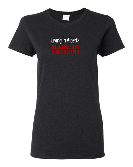 Living In Alberta Made In Nova Scotia Large Black Scoop