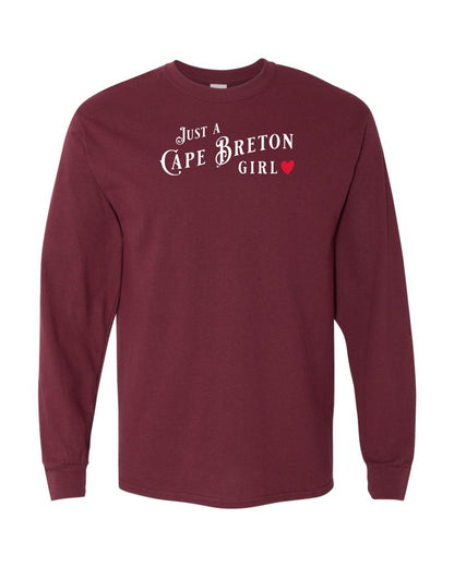 Just  a Cape Breton Girl Long Sleeve t-shirt