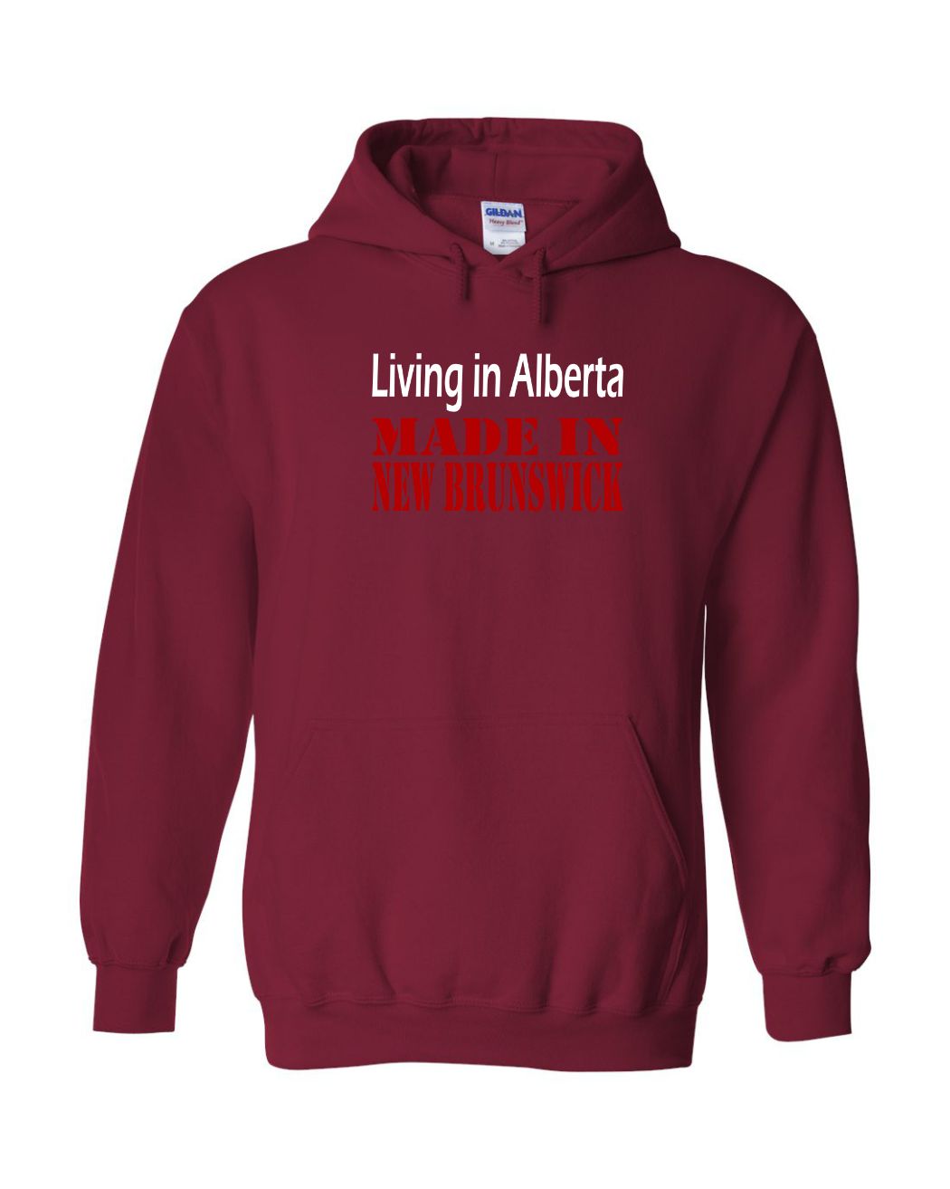 Living in Alberta Made in NB Pullover Hoodie