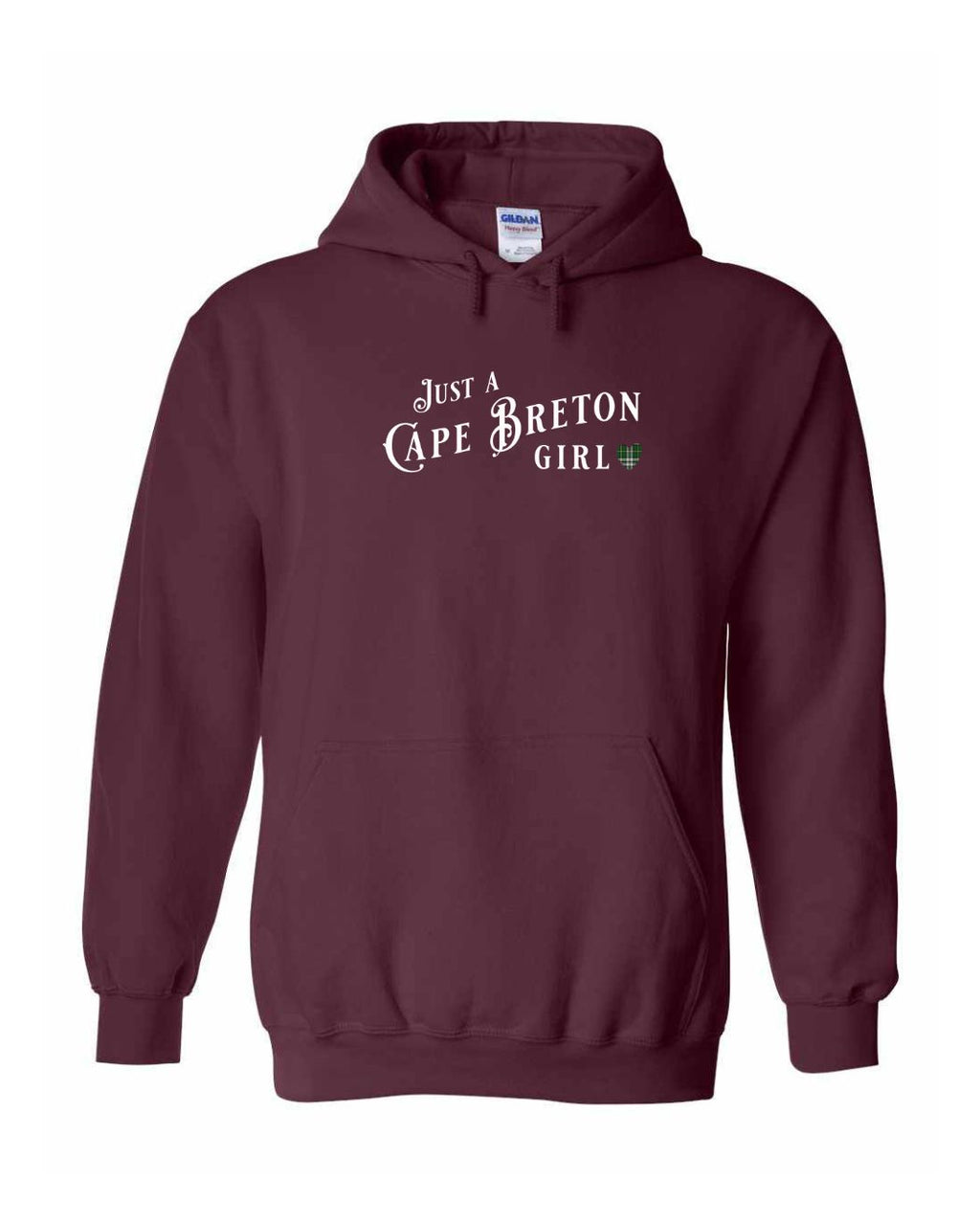 Just a CB Girl Tartan Pullover Hoodie - Unisex