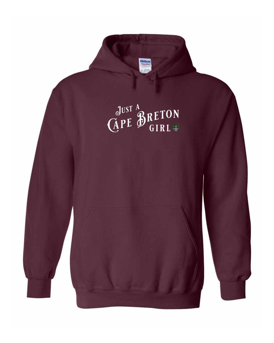 Just a CB Girl Tartan Pullover Hoodie - Unisex
