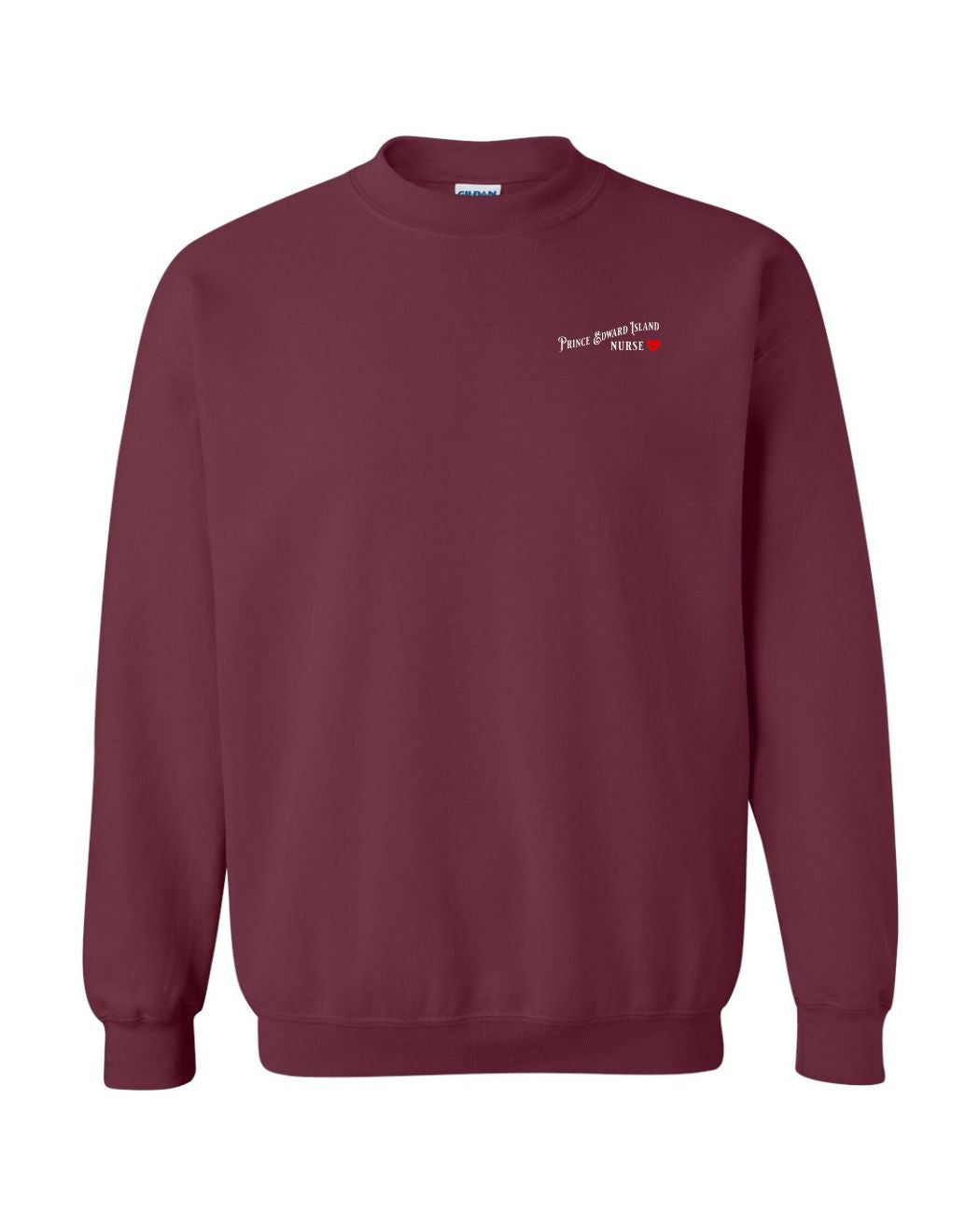 PEI Nurse Left Chest and Back Crewneck Sweatshirt - Unisex