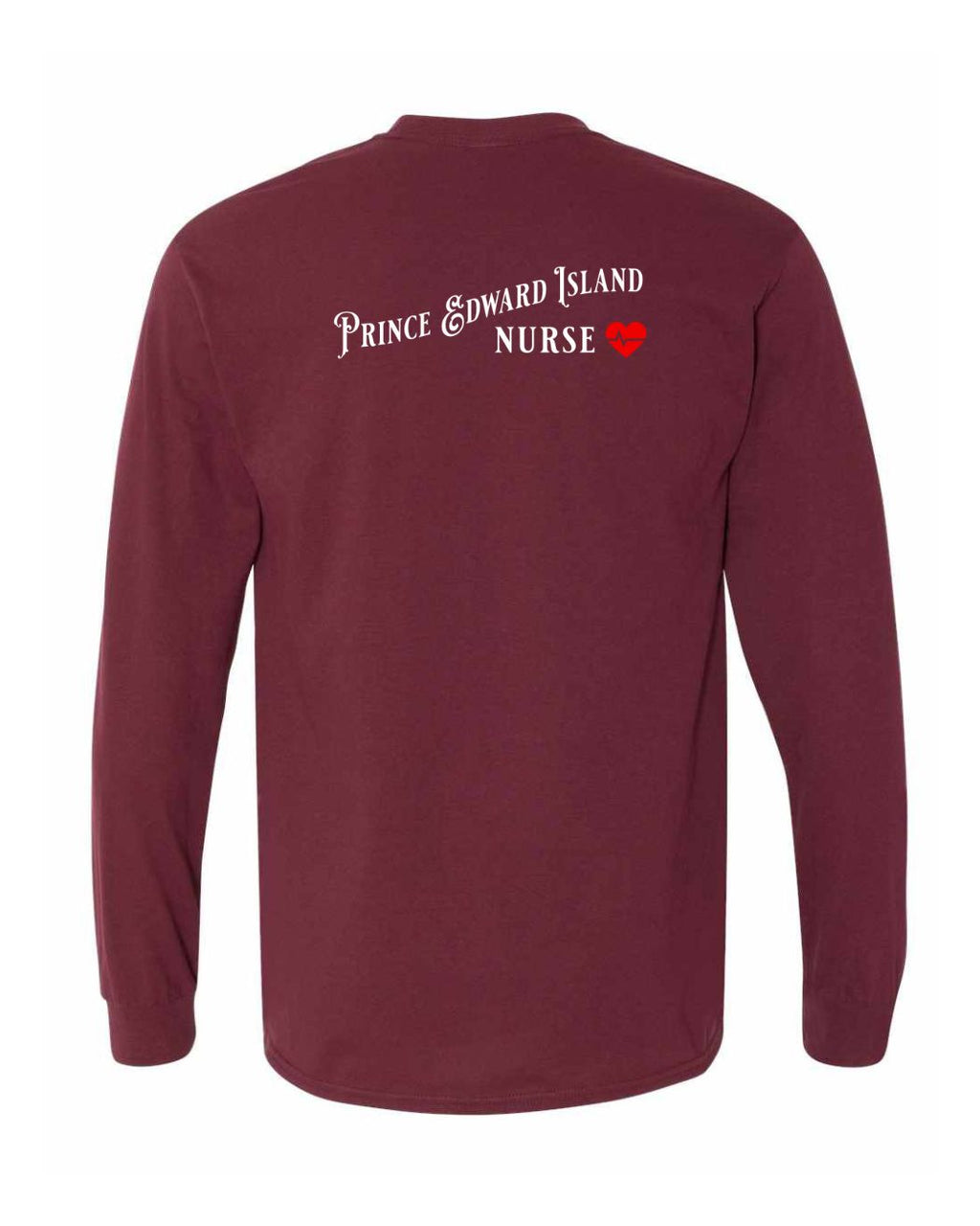 PEI Nurse Left Chest and Back Long Sleeve - Unisex