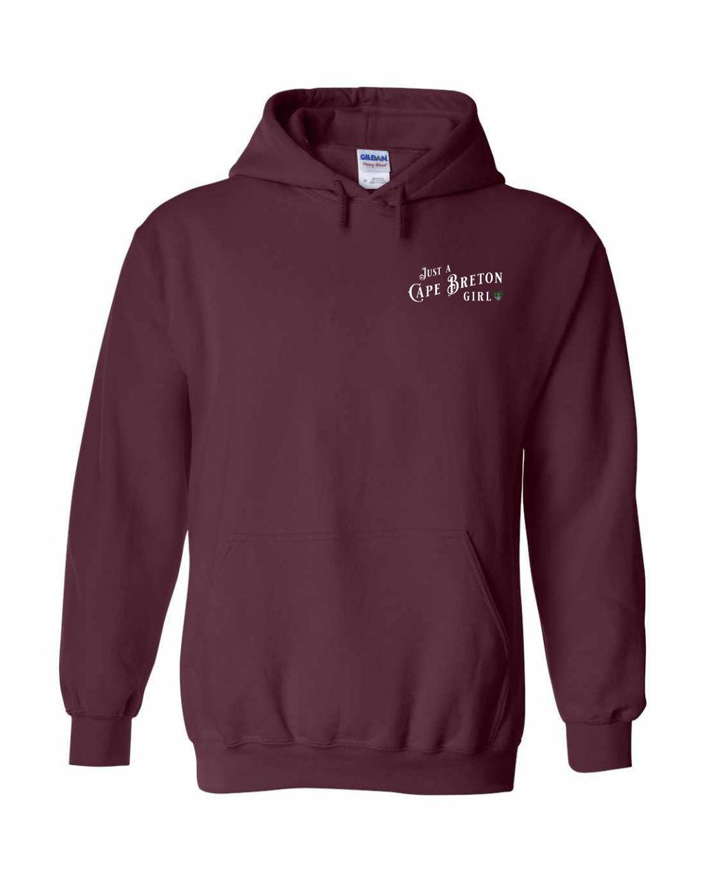 Just a CB Girl Tartan Left Chest Pullover Hoodie - Unisex