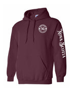 Born and Raised NS Left Chest and Sleeve Pullover Hoodie - Unisex