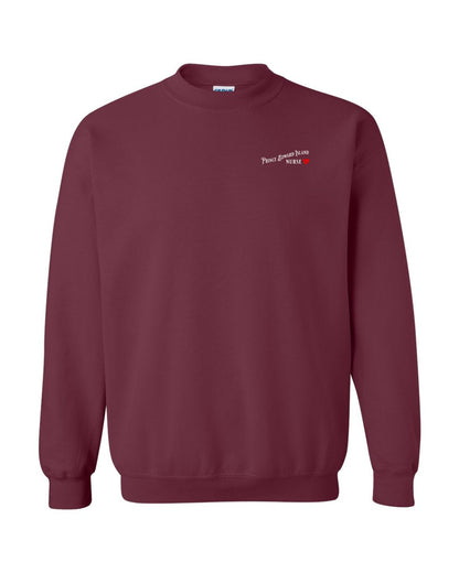 Prince Edward Island Nurse Left Chest and Back Sweatshirt