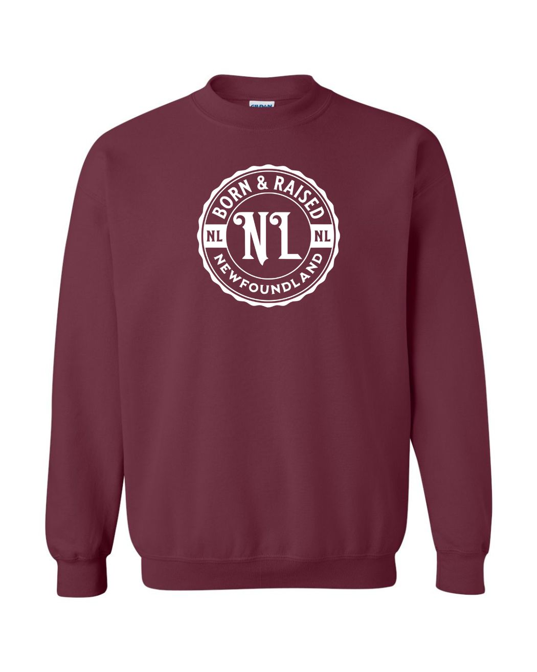 Born & Raised Newfoundland Full Crewneck Sweatshirt