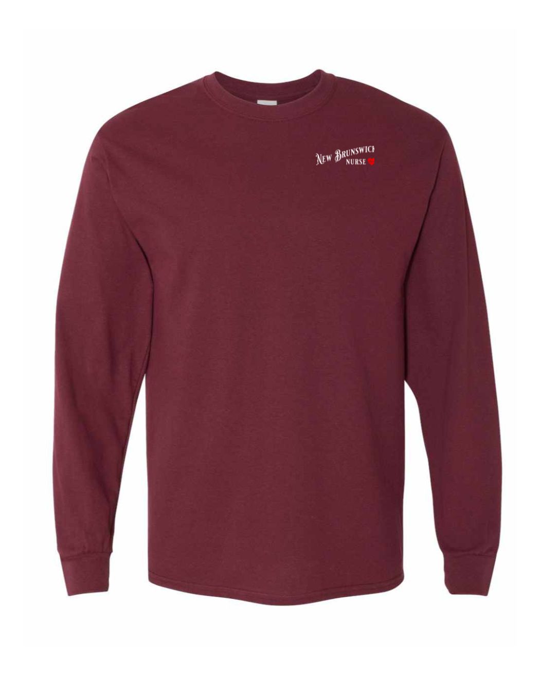 NB Nurse Left Chest and Back Long Sleeve - Unisex