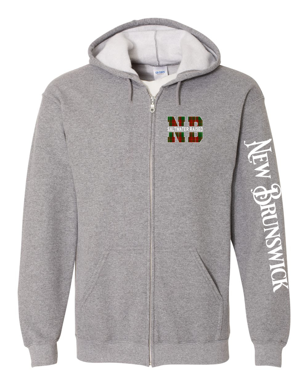 NB Saltwater Raised Left Chest and Sleeve Zip Hoodie - Unisex