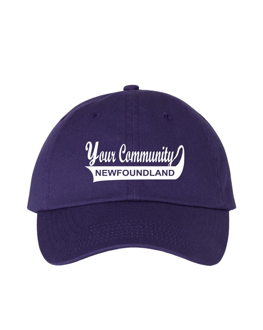 Custom NFLD Community Name Hats