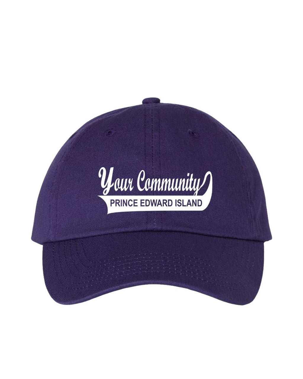 Custom PEI Name Stonewash Hats