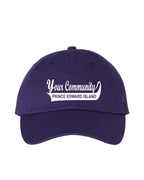 Custom PEI Name Stonewash Hats