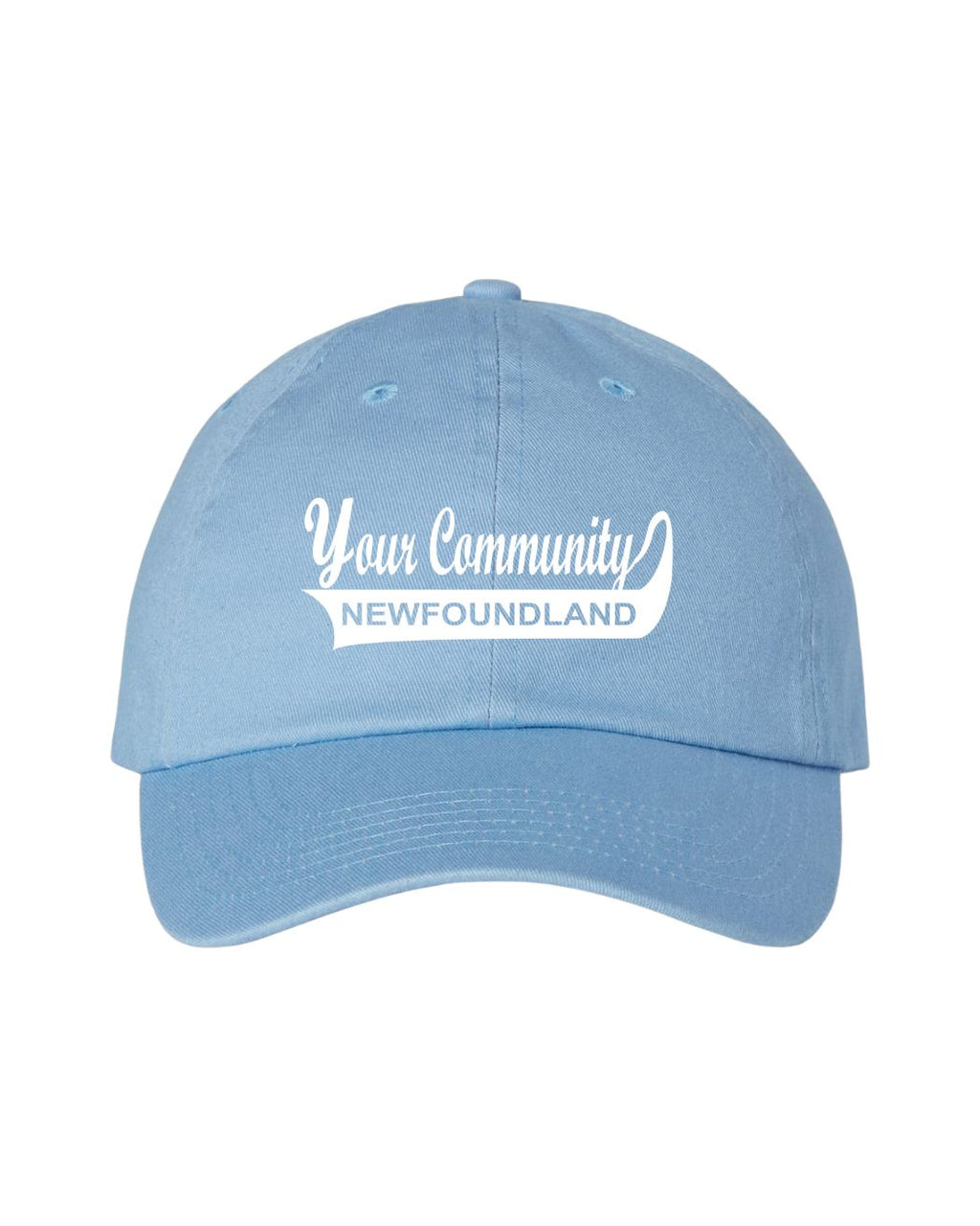 Custom NFLD Community Name Hats
