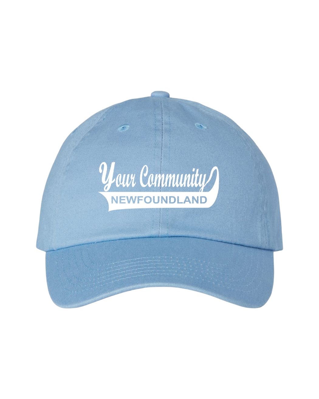 Custom NFLD Community Name Hats