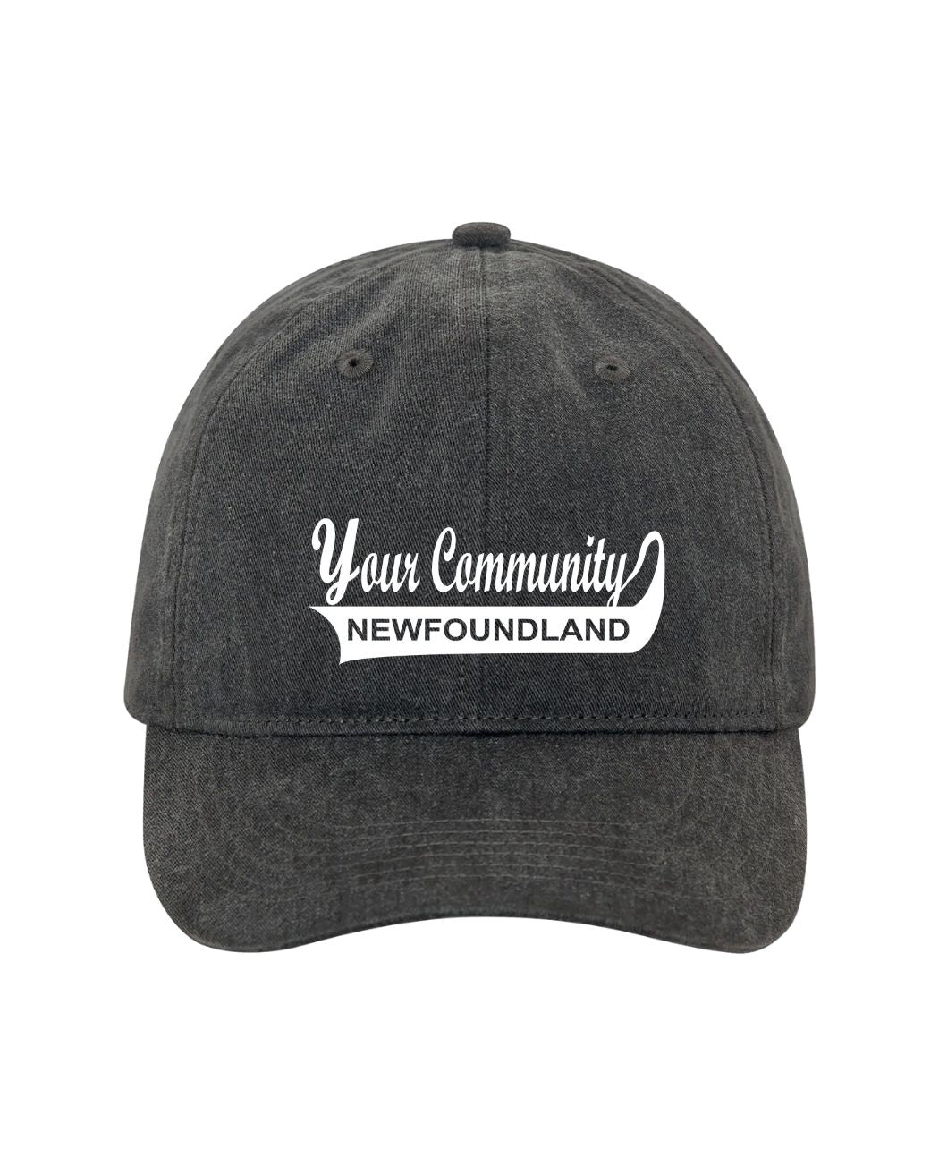Custom NFLD Community Name Hats