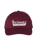 Custom PEI Name Stonewash Hats