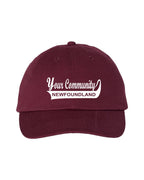 Custom NFLD Community Name Hats