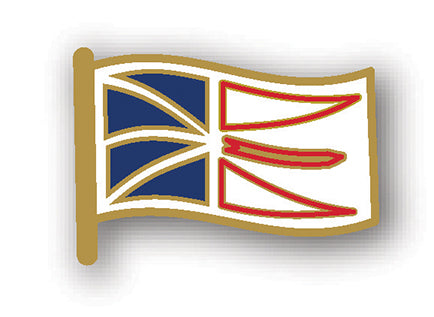 NFLD and Labrador Flag Lapel Pin