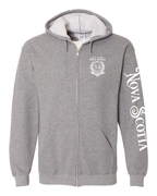 It's A NS Thing Left Chest and Sleeve Zip Hoodie - Unisex