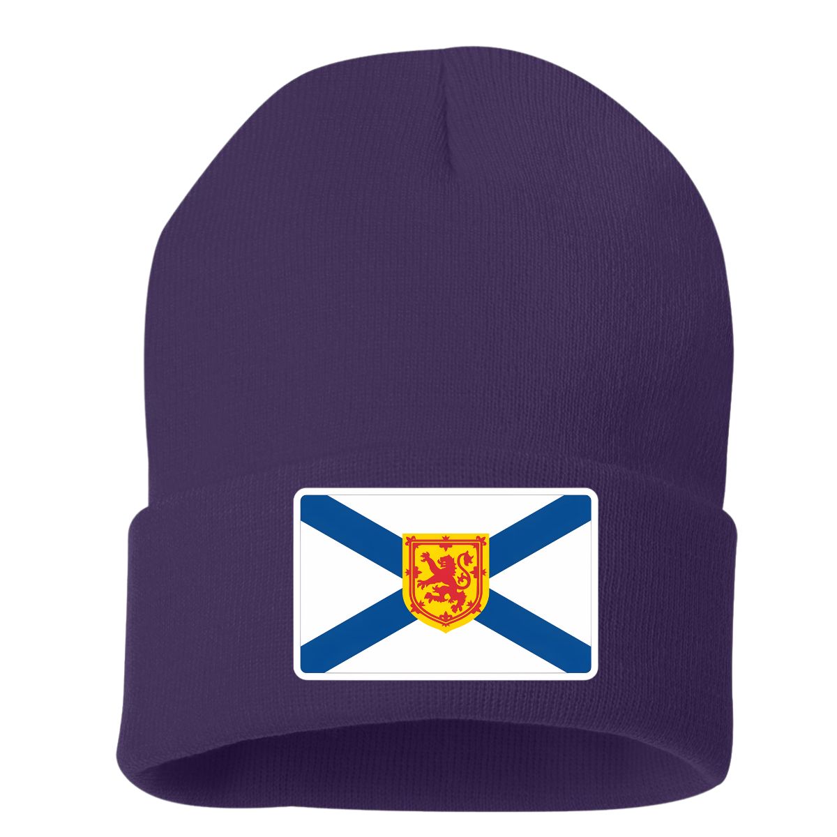 NS Flag Patch Cuffed 12" Toque