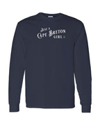 Just a CB Girl Tartan Left Chest Long Sleeve Tee - Unisex