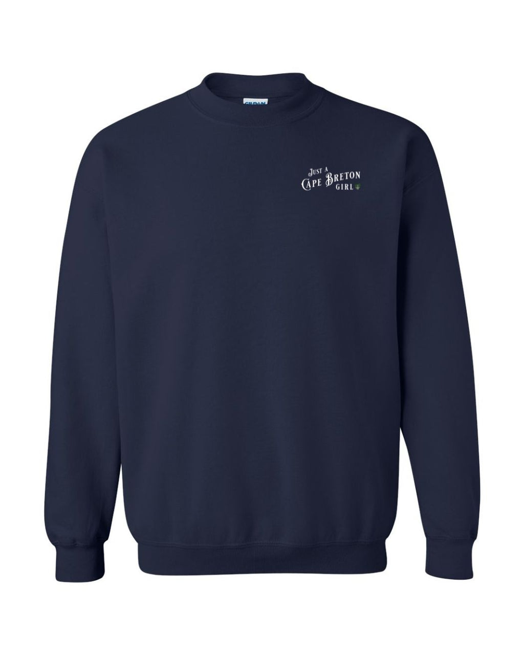 Just a CB Girl Tartan Left Chest and Back Crewneck Sweatshirt - Unisex