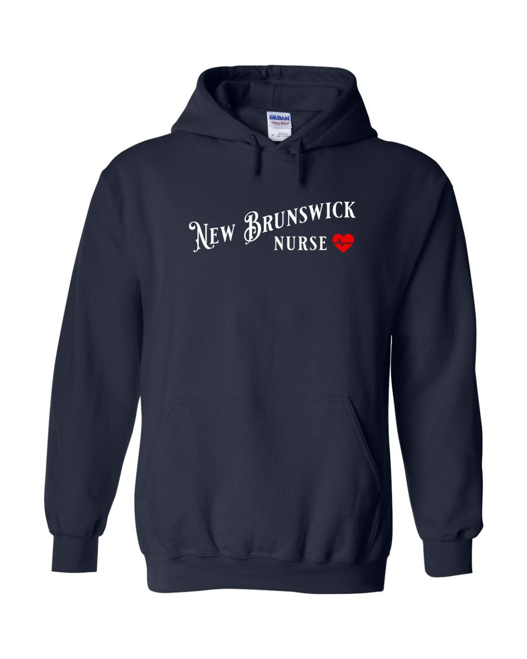 New Brunswick Nurse Full Front Pullover Hoodie