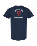 Maritime Swag NFLD Mandala Red Lobster Left Chest and Back Men's Tee