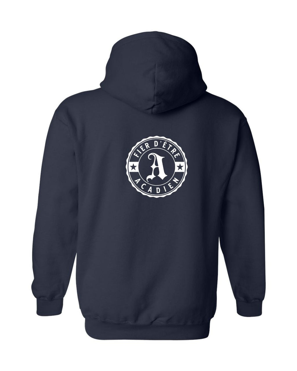 Fier D'etre Left Chest And Back Pullover Hoodie - Unisex