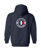 Ne Et Eleve Acadienne Left Chest and Back Zip Hoodie - Unisex