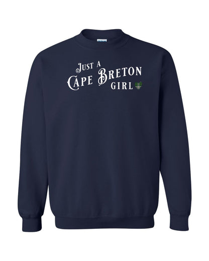 Just a Cape Breton Girl Tartan Full Crewneck Sweatshirt