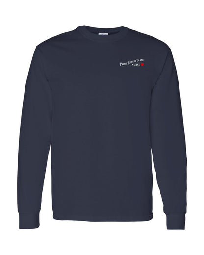 Prince Edward Island Nurse Left Chest and Back Long Sleeve