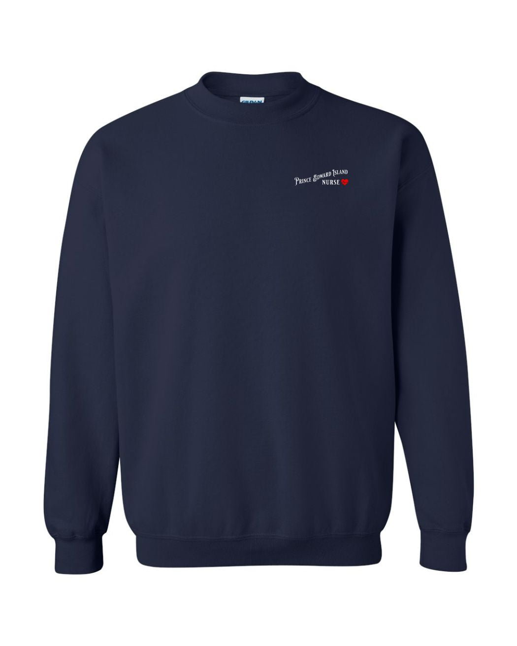 PEI Nurse Left Chest and Back Crewneck Sweatshirt - Unisex