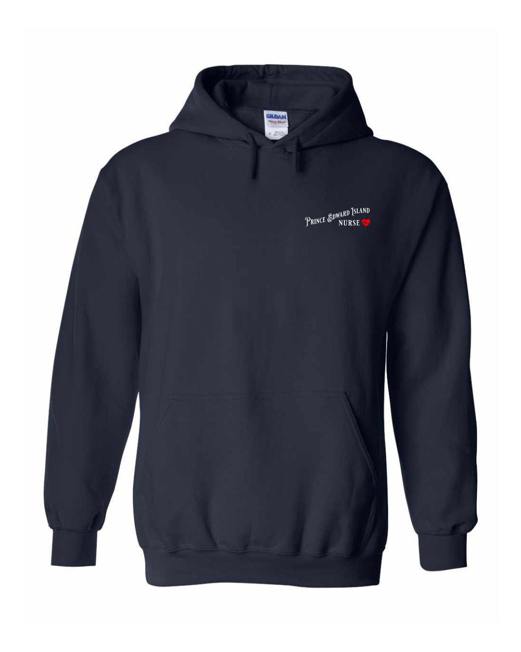 Prince Edward Island Nurse Left Chest Pullover Hoodie