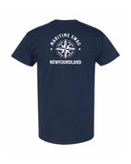 Maritime Swag NFLD Compass Left Chest and Back Men's Tee