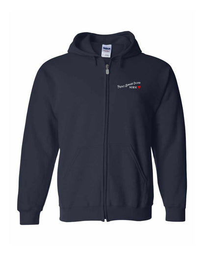 Prince Edward Island Nurse Left Chest Zip Hoodie