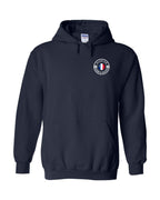 Acadian Born And Raised Left Chest Only Pullover Hoodie - Unisex