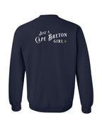Just a CB Girl Tartan Left Chest and Back Crewneck Sweatshirt - Unisex