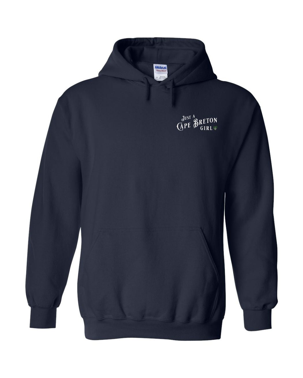 Just a CB Girl Tartan Left Chest Pullover Hoodie - Unisex