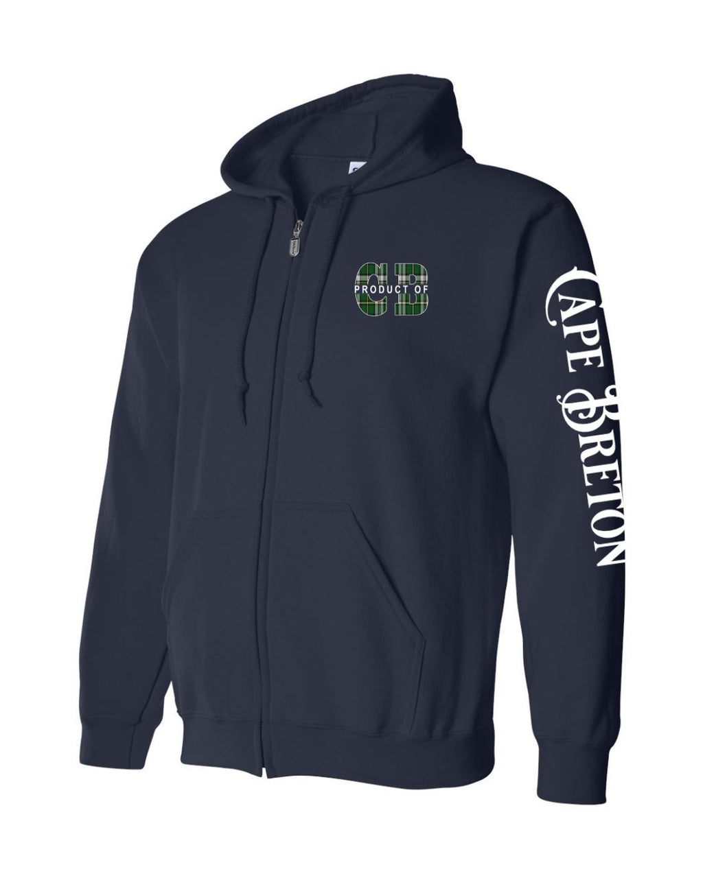 Product of CB Left Chest and Sleeve Zip Hoodie - Unisex
