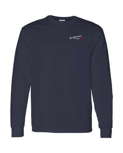 New Brunswick Nurse Left Chest and Back Long Sleeve